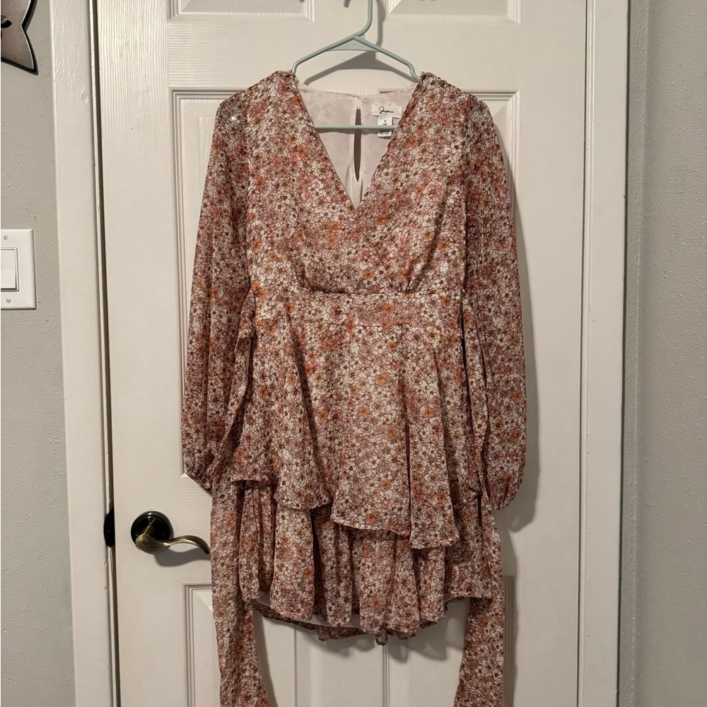 Floral Long Sleeve Dress